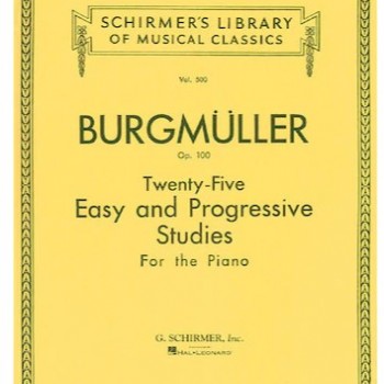 Burgmuller Op100 Vl500 琴書
