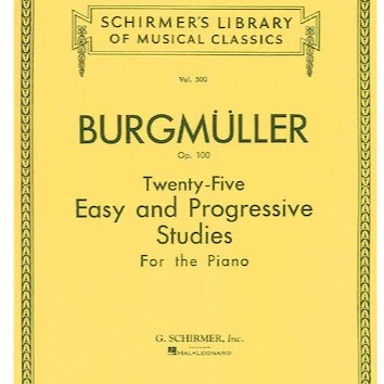 Burgmuller Op100 Vl500 琴書