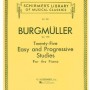 Burgmuller Op100 Vl500 琴書