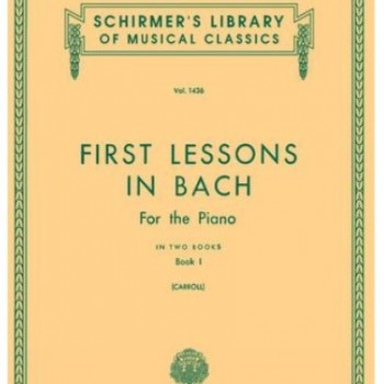 First Lessons In Bach Book 1 (Carroll) 琴書