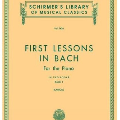 First Lessons In Bach Book 1 (Carroll) 琴書