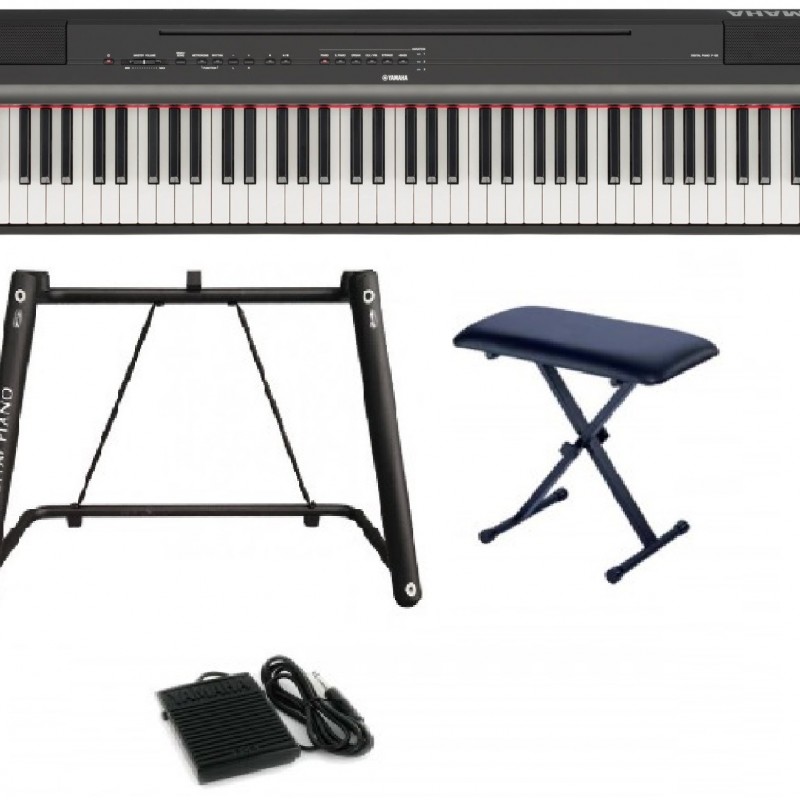 Yamaha P-125 BK / WH (中文面板)  (U-stand Package)