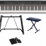 Yamaha P-125 BK / WH (中文面板)  (U-stand Package)