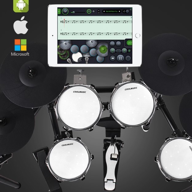 COOLMUSIC DD7 全網面電子鼓