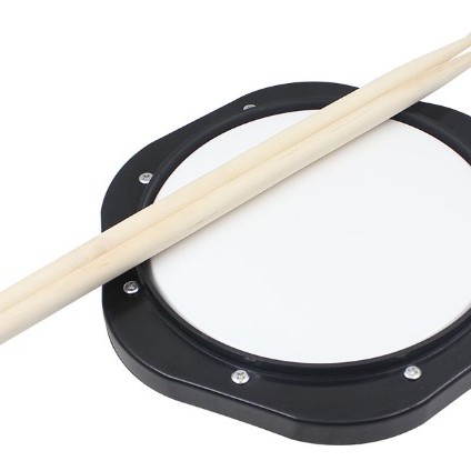8吋 圓形 仿真啞鼓練習鼓墊 連袋 practice pad