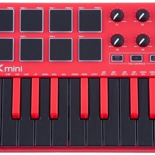 AKAI MPK Mini MK2 MIDI KEYBOARDS RED Special Edition 紅色特別版