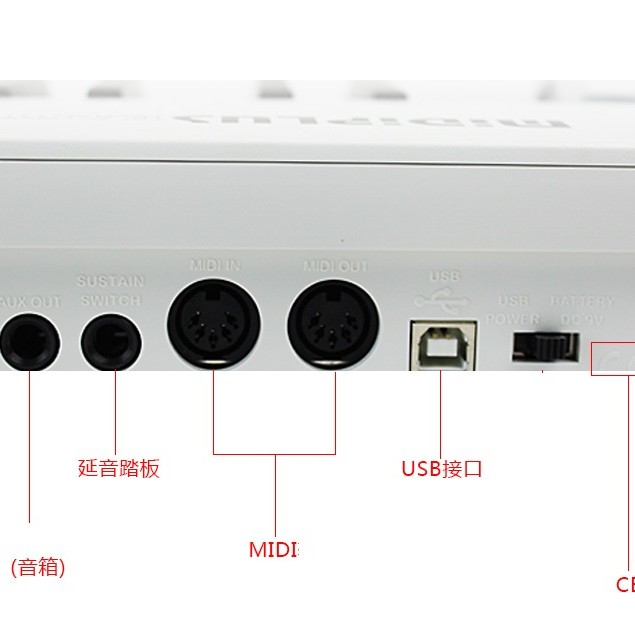 MIDIPLUS Easy Piano 49鍵 MIDI KEYBOARD