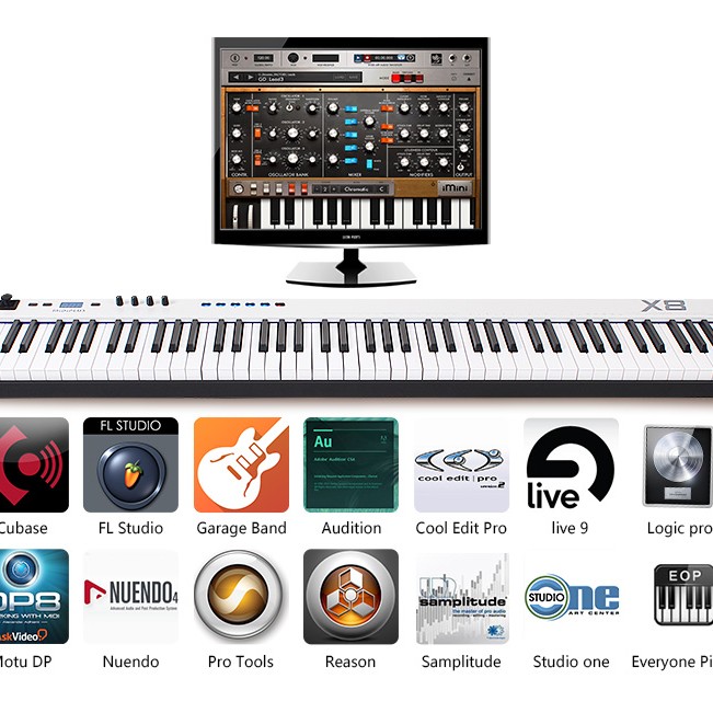 MIDIPLUS X8 88鍵 MIDI KEYBOARD