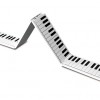 Midiplus foldable piano 88鍵 便攜 折疊充電款手捲琴