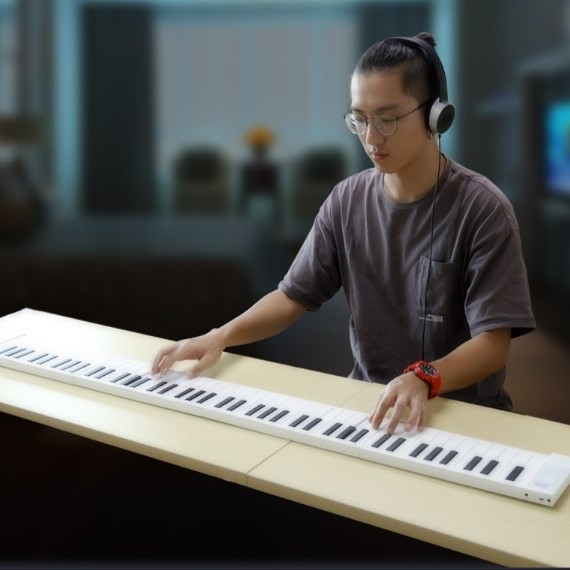 Midiplus foldable piano 88鍵 便攜 折疊充電款手捲琴