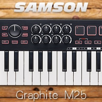 SAMSON Graphite M25 25鍵 MIDI鍵盤控制器