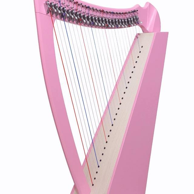 Eagle harp 26弦 小豎琴 26 strings lever harp