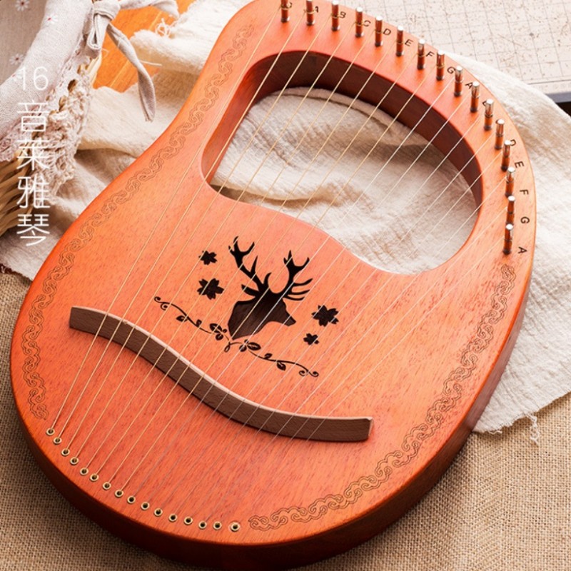 16弦 萊雅琴 lyre harp 馴鹿款 