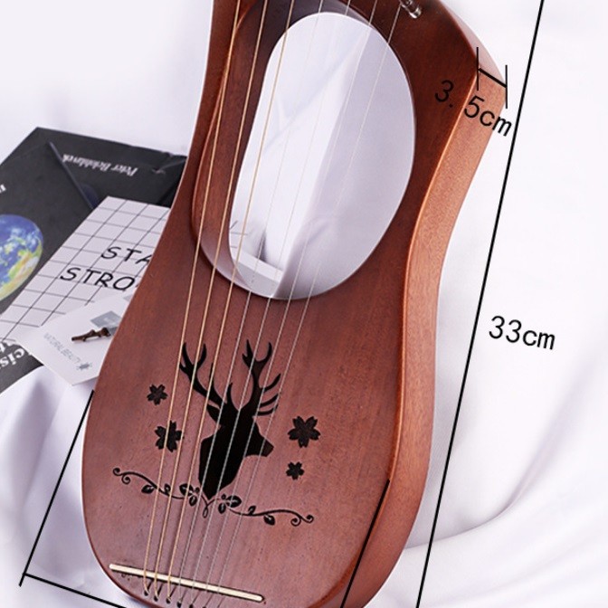 7弦 萊雅琴 lyre harp 馴鹿款 