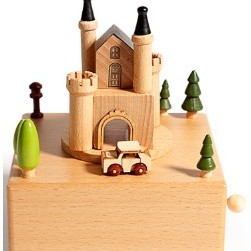 快樂城堡 木質音樂盒 MUSIC BOX