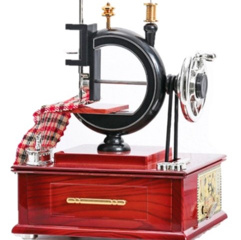 復古桌上型 老式縫紉機 音樂盒 MUSIC BOX