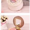 創意 歐式復古 印花小圓盒 音樂盒 MUSIC BOX