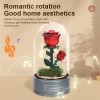 玫瑰花 旋轉音樂盒 MUSIC BOX