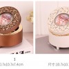 創意 歐式復古 印花小圓盒 音樂盒 MUSIC BOX