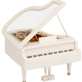 鋼琴 旋轉音樂盒 帶燈光 MUSIC BOX