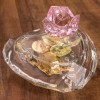 大心型花 透明 帶LED燈 音樂盒 MUSIC BOX