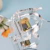 三角鋼琴 透明 帶LED燈 音樂盒 MUSIC BOX
