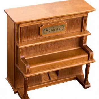 木質 直立式鋼琴 音樂盒 MUSIC BOX