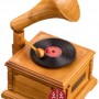 木質 留聲機 音樂盒 MUSIC BOX