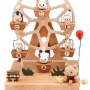 小熊動物摩天輪 木質音樂盒 MUSIC BOX