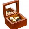 木質 紅色木盒 音樂盒 MUSIC BOX