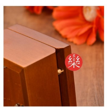木質 紅色木盒 音樂盒 MUSIC BOX