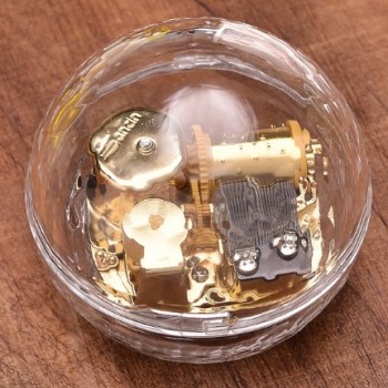 水立方球形 透明 音樂盒 MUSIC BOX