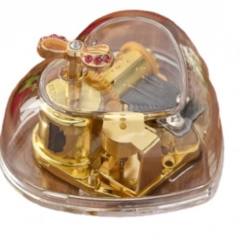 蝴蝶愛心 透明 心型音樂盒 MUSIC BOX
