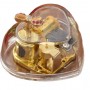 蝴蝶愛心 透明 心型音樂盒 MUSIC BOX