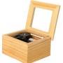 木質 原木玻璃面 木盒 音樂盒 MUSIC BOX