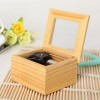 木質 原木玻璃面 木盒 音樂盒 MUSIC BOX