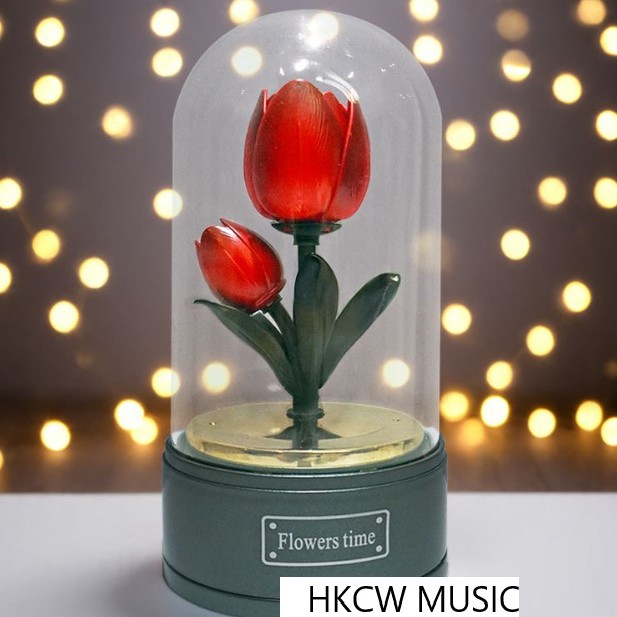 鬱金香 旋轉音樂盒 MUSIC BOX