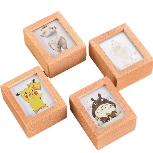 木製 小相框 音樂盒 MUSIC BOX