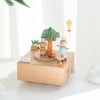 小兔滑板車音樂盒 木質音樂盒 MUSIC BOX