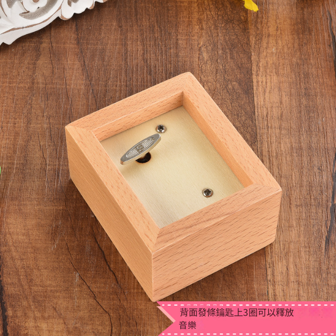 木製 小相框 音樂盒 MUSIC BOX