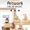 木制 動物款 旋轉音樂盒 MUSIC BOX (單個)