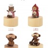 木制 動物款 旋轉音樂盒 MUSIC BOX (單個)