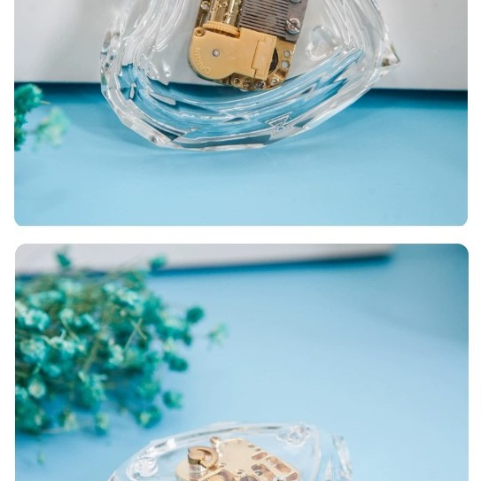 心型 透明 音樂盒 MUSIC BOX