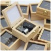 木質 原木玻璃面 相片 木盒 音樂盒 MUSIC BOX