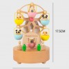彩色動物 旋轉摩天輪 木質音樂盒 MUSIC BOX
