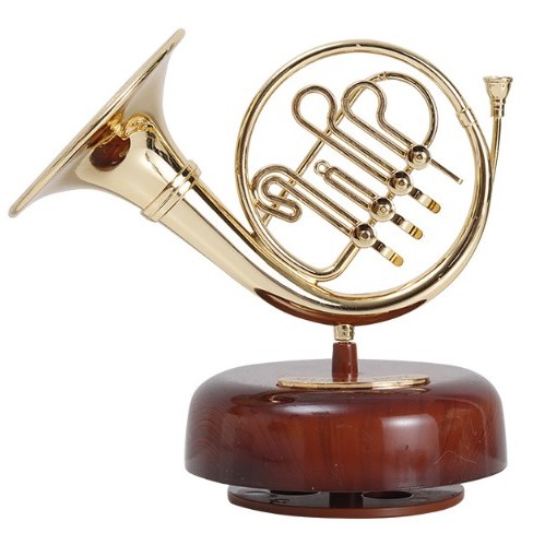 旋轉 管樂樂器 音樂盒 薩士風/小號/圓號 MUSIC BOX