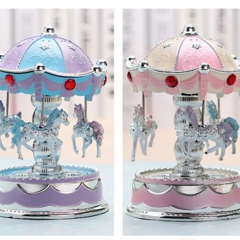 發光旋轉 木馬 音樂盒 MUSIC BOX