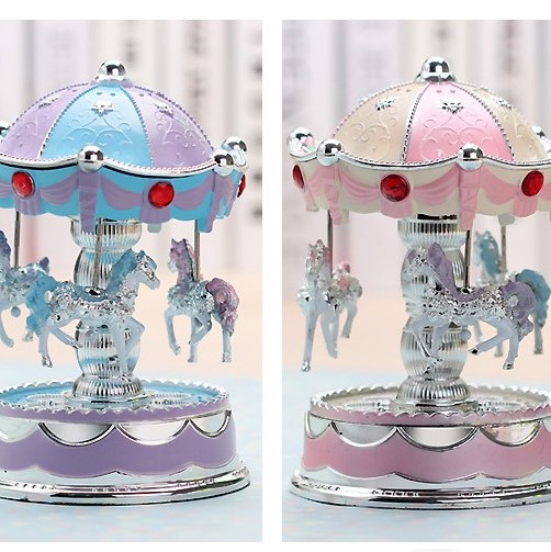 發光旋轉 木馬 音樂盒 MUSIC BOX