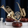 旋轉 管樂樂器 音樂盒 薩士風/小號/圓號 MUSIC BOX