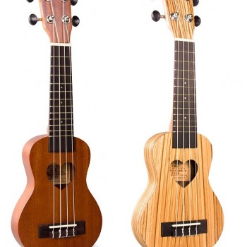 ANDREW 17吋 心型 mini ukulele 